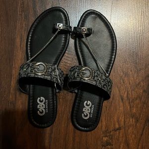 Black GBG Los Angeles Sandals